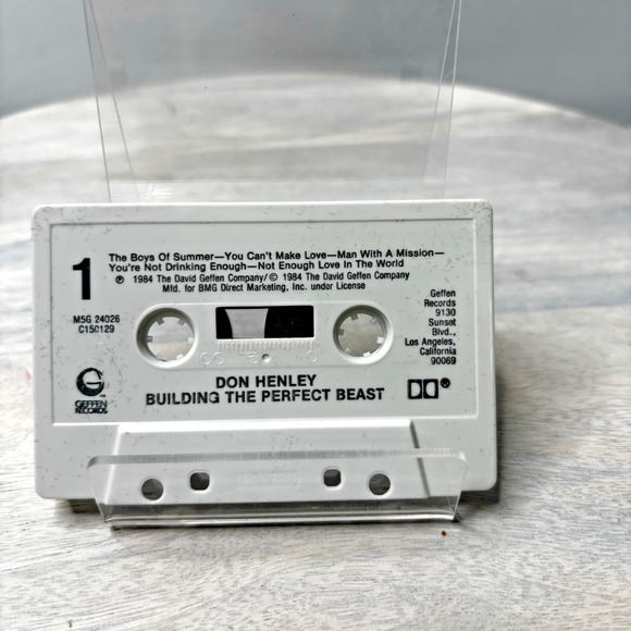 DON HENLEY - BUILDING THE PERFECT BEAST CASSETTE TAPE ALBUM - Picture 3 of 3
